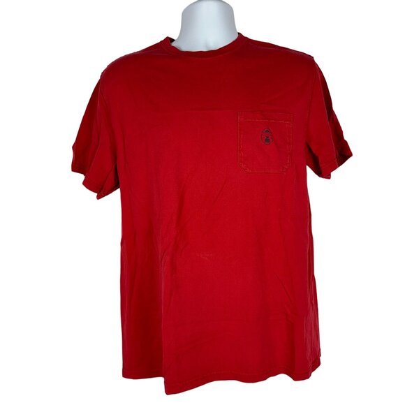 Coleman Men's Red T-Shirt The Outdoor Company Est. 1900 100% Cotton Size M - Picture 2 of 6